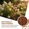 1pc Hand-Welded Wrought Iron Maple Leaf Screens, Rusty Privacy Screens, Garden Screens with Stands, And Garden Decorations Featuring Garden Stands
