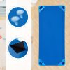 product-open-27a90e3d91ca4c80b55104bbc5826cc9-goods COSTWAY Heavy-Duty Stackable Daycare Cot - Preschool Naptime Rest Mat with Easy-Lift Corners & Detachable Oxford Fabric, Space-Saving Design, Standard Size for Daycares - 6-Pack, Blue, Cot for, Daycare Essentials, Playful Design, Durable Construction, Daycare Furniture, Parents And Caregivers