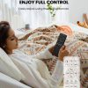 product-open-27d21483a2f64357bba5a7d7fccf4d07-goods Adjustable Bed Frame with Massage, Head And Foot Incline, Wireless Remote, 4 Built-In USB Ports, LED Night Light, 4 Height-Adjustable Legs, Electric Bed Base, Christmas Gifts