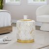 product-open-2a5be83c4ea34c40a4655b9a66243dc3-goods Leather Ottoman in Golden Metal and Ivory Leather with Golden Splatter