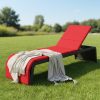 product-open-2b0cb58b3e474b838f318ebdf38ea180-goods Outdoor PE Rattan Chaise Lounge Chair with 5-Position Adjustable Backrest & Recliner - Heavy-Duty Wicker Patio Furniture, Wide Cushion (Easy Assembly/Care) for Poolside, Garden, Balcony, Deck - for all-Weather PE Wicker