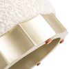 product-open-2dd73dbdfd7346e9b4ead202e8c5c561-goods Hampton 18' Round Upholstered Ottoman with Scalloped Base Speckled Egg Beige Chenille