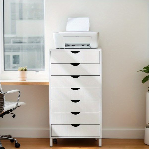 product-open-31bef8d8716b4b7d9dd307d1a04b77b9-goods 5/7-Drawer Mobile Storage Cabinet with Wheels Perfect for offices, bedrooms, and living rooms Spacious capacity Compact saves space Ideal for office use Buy as needed