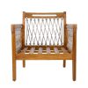product-open-33814360449d4b7aa34b1117b0c9c88e-goods Outdoor Acacia Club Chair with Handwoven Rope, Teak End