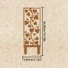 1pc Hand-Welded Wrought Iron Maple Leaf Screens, Rusty Privacy Screens, Garden Screens with Stands, And Garden Decorations Featuring Garden Stands