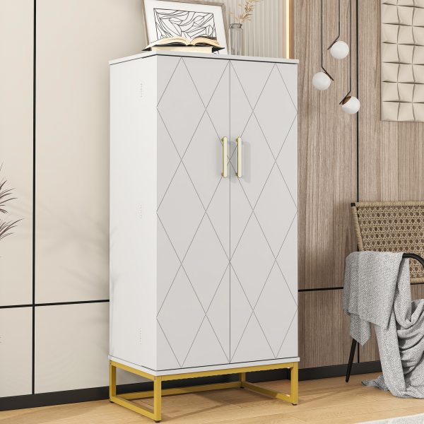product-open-3798ec8cc3cf407ca0643f43ce613899-goods 51" Office Cabinet with Adjustable Shelves, Office Organization Storage Cabinet, Large Office Storage Cabinet, Garage Storage Cabinet File Cabinet Printer Stand with Storage Shelves, Kitchen Pantry Cabinet, Tool Cabinet for Office, Home, Garage