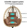 [Hanging Basket Cushion] Ergonomic High-Rebound Filling Hanging Basket Cushion, Cloud-Like Enveloping Feel, Thick and Plump, Specialized Seat Cushion for Hanging Chairs, Hanging Basket Not Included