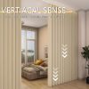 product-open-3a11a0271bea4c8e922f166ecc3406a3-goods 1pc Partition Curtain Folding Retractable Partition Curtain Elegant Stylish Fabric Screen Room Sleep Area Divider Study Space Zoning Essential Foldable Storage with Hooks Space Saving Multi-Purpose Mother Must-Have