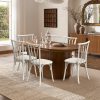 product-open-3a51d744c117471bb8884524db0b8d40-goods Plastic Outdoor Dining Chairs Set of 4/8, Stackable Patio Chairs with Wicker Backrest, Waterproof Indoor Outdoor Kitchen Chairs, 400 Lbs Weight Capacity, Farmhouse Brown/Black/White Wedding Party Banquets Waiting Chairs