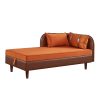 product-open-3adecf14ed9643dc95efef322a8f8be8-goods 65-Inch Storage Chaise Lounge Sofa in Brown PU And Orange Velvet