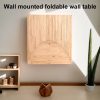 product-open-3bc4e0005ad0446196fdd63ee25f0fb9-goods Space Saving Wall Mounted Folding Table - Foldable Desk with Natural -Like End, No Assembly Needed, Compact Minimalist Design for Home Office, Kitchen, Living Room - Workspace Furniture, Office Furniture, Contemporary Furniture, Sturdy Build