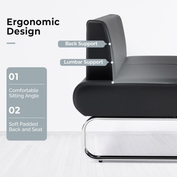 product-open-3be9e61df5224775aee54ccd06a085ee-goods Contemporary PVC Backrest Waiting Chairs, Indoor Leisure Seating, Suitable for Nail Salons, Beauty Centers, Studies, Bedrooms, And Living Rooms