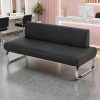 product-open-3bfcbcc91f124a2abb722eb4bee79811-goods Contemporary PVC Backrest Waiting Chairs, Indoor Leisure Seating, Suitable for Nail Salons, Beauty Centers, Studies, Bedrooms, And Living Rooms