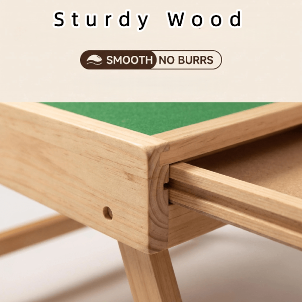 This Foldable Block Game Table Features Multiple Smoothly Sliding Drawers That Are Unlikely to Slip Or Fall Out. with Ample Surrounding Storage, It Can Be Placed Anywhere, Including The Living Room, Bedroom, Or on a Rug