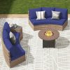 product-open-3f32f10e2d3d4eaca78852f93c78b786-goods Patio Furniture Set 3-Seater/9-Seater Half Moon Sectional Outdoor Sofa with Cushions And Wedge Table for Patio Pool Balcony