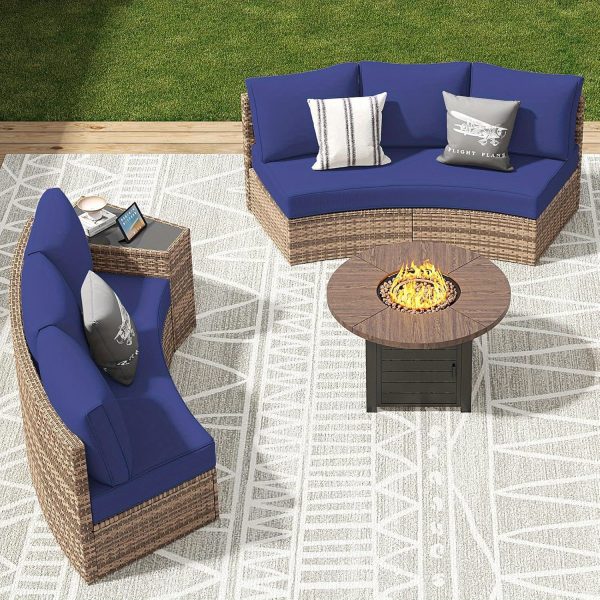 product-open-3f32f10e2d3d4eaca78852f93c78b786-goods Patio Furniture Set 3-Seater/9-Seater Half Moon Sectional Outdoor Sofa with Cushions And Wedge Table for Patio Pool Balcony