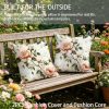 product-open-3f59fb756f8d4feebb4d14d596b17768-goods Outdoor Pillows 2pcs Set with InsertAbstract Watercolor Botanical Print Outdoor Cushion, Artistic Floral Aesthetic Design, 17.72inch Square Pillow with Insert. Versatile for Patio, Garden, or Living Room Decor. Features Durable Weather-Resistant Fab