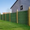 product-open-42a1e54e74b24eb5aef279ce0e7d9bfe-goods 119 X 40 Inch Artificial Ivy for privacy Screen Realistic Faux Greenery Wall Panel For Outdoor Home Garden And Patio Decor Perfect For Privacy And Aesthetic Enhancement Including Work Gloves