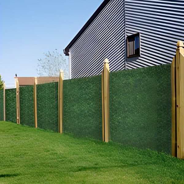 product-open-42a1e54e74b24eb5aef279ce0e7d9bfe-goods 119 X 40 Inch Artificial Ivy for privacy Screen Realistic Faux Greenery Wall Panel For Outdoor Home Garden And Patio Decor Perfect For Privacy And Aesthetic Enhancement Including Work Gloves