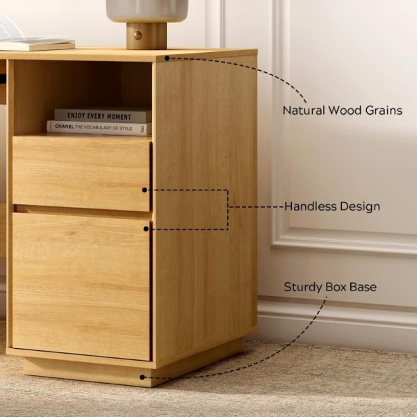 product-open-42e0bc6aa80b419fb8d60e47f3e48485-goods 47" Office Desk, Farmhouse Executive Desk with File Drawer& Outlet, Wood Computer Desks with Keyboard Tray, Workspace for Study Writing