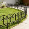 10pcs Set of Novelty Decorative Garden Fence Panels And Edging, Heavy-Duty Plastic Outdoor Landscape Fence Panels with a Finely Finished Surface, Suitable for Outdoor Patios, Yards, Flower Beds And Other Scenes. Easy to Install, The Fence Panels
