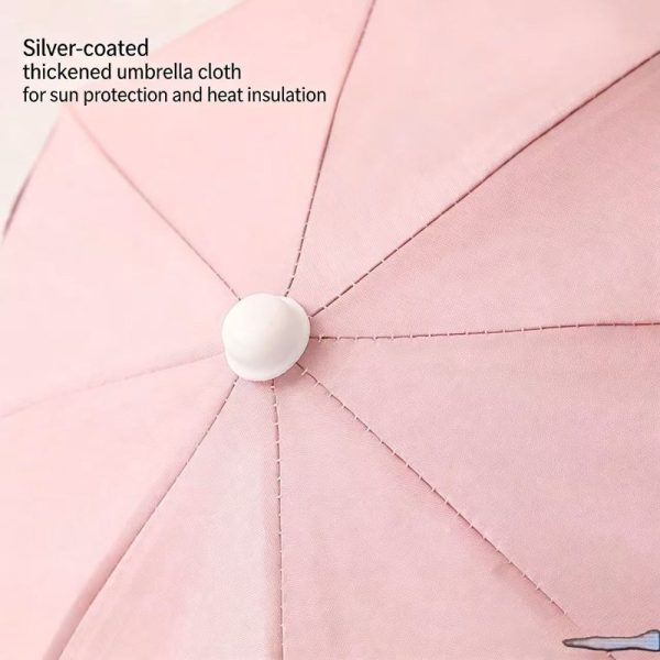 product-open-4907e6f3d8c1476ca6eda596a34ae5ef-goods 1 Set (Umbrella *1pc And Phone Suction Cup *1pc) New Arrival - Portable Phone Sunshade Folding Umbrella Designed Specifically for Phones, with Suction Cups, Suitable for Beaches, Camping, Photography And Videography