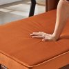 product-open-4af71d20debb4d67bef1f9fc786d361b-goods 65-Inch Storage Chaise Lounge Sofa in Brown PU And Orange Velvet