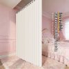 1pc Foldable Room Divider Curtain, Space-Saving Folding Privacy Screen with Hooks, Light-Blocking Polyester Curtain Suitable for Living Room, Bedroom, Kitchen- Modern Home Decoration Divider, Foldable Design, Easy Installation, Durable Fabric, S