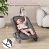 product-open-513d928a1256405bbceb5b93d008768c-goods 2-in-1 Collapsible Bouncer and Rocker Seat - Lightweight, Quiet, 3-Position Adjustable Cradle -No Assembly Needed, Portable Nursery Chair, Ideal for Showers