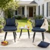 product-open-5140b422192f43b8a568e9bf98738188-goods 5pcs Patio Furniture Set, All-Weather Wicker Sofa with Ottomans and Glass Table, Outdoor Conversation Set, Waterproof Cushions, Easy Assembly