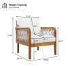 product-open-54f1e9eb00ef4290b26a060cfb51a47c-goods Outdoor Acacia Club Chair with Handwoven Rope, Teak End