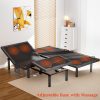 product-open-56b195d85bb4457995166fc40b39083f-goods Adjustable Bed Frame with Massage, Head And Foot Incline, Wireless Remote, 4 Built-In USB Ports, LED Night Light, 4 Height-Adjustable Legs, Electric Bed Base, Christmas Gifts