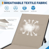XH103 Recliner Collection Featuring 2 Cozy Chairs And 1 Robust Table, Made from Long-Lasting Textilene Fabric And Iron Tubing for Outdoor Leisure