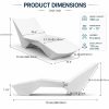 product-open-5912a538526e4160b0ec30e1fd11c00c-goods Designer In-Pool Chaise Lounge Chair, Modern Ergonomic S-Shaped Pool Lounger, Heavy-Duty UV And Waterproof Outdoor Recliner with Sand-Fill Weight Box And Drainage System, for Poolside, Patio And Shallow Water