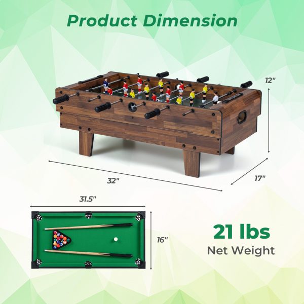 product-open-59594b0e4c894ea08af3166c2ba1a6b0-goods 4-In-1 Multi-Game Table with Stackable Surfaces for Billiards, Air Hockey, And Foosball