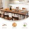 Multigot 79" Outdoor Dining Table 8-Person Patio Table with 1.9" Umbrella Hole