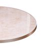 product-open-5f1a388e93014210bb5a511634bebb5e-goods Round Modern Dinning Table 31. 5 Inches Bistro Table Tulip Table with Faux Marble Top, Easy Assemble, Sturdy Metal Frame Diameter