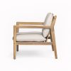 product-open-5fdd417d9d974585965d4e7398a3d7c0-goods Set of 2 Acacia Wood Armchairs | Light Teak Patio Club Chairs with Painted Frame, PVC Material