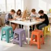 product-open-61da962fe47e453783824882c99a2f89-goods 5/10 Pack Stackable Classroom Stools, 18.8" Height Colorful Nesting Plastic Stool, Portable Backless Chairs Flexible Seating for Classroom, School, Office, Home