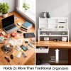product-open-63beaed273cc4660beec358bf4ad360f-goods Desktop Storage Box, Multi-Tiered Desktop Shelf, Requires Manual Assembly, Suitable for Stationery, Cosmetics, Office Supplies | Space-Saving Partitioned Storage Box, a Great Valentine'S Day Gift Choice for Family Or Girlfriend
