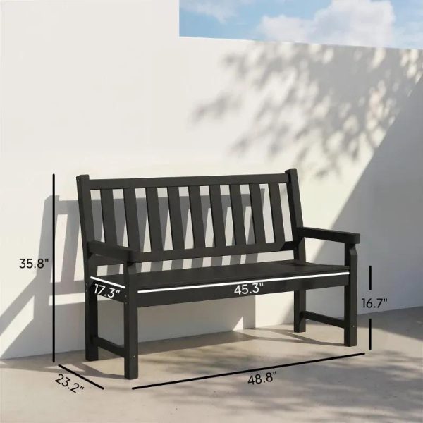 product-open-6b200e240816460a85f1f08b5333939a-goods Lawn Curved Bench Park Bench 2-Person Porch Bench Outdoor Bench Lawn Curved Seat