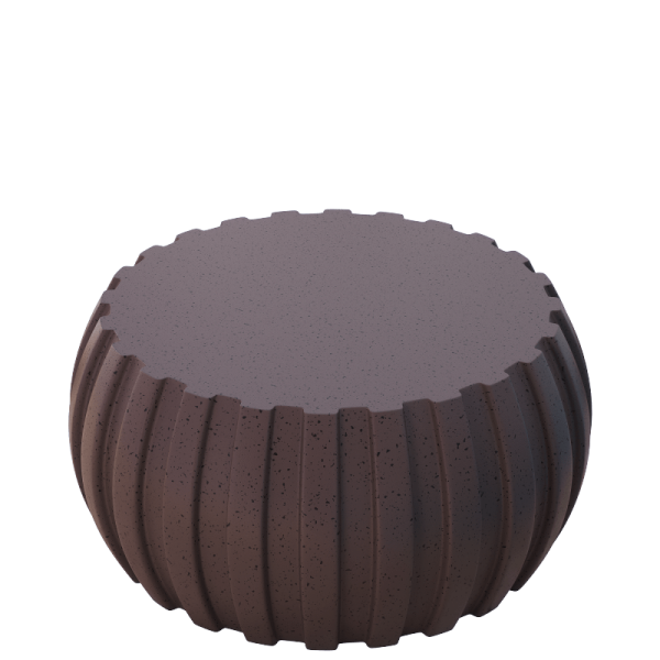 product-open-716d44833e0b43398110a4861c1bde3f-goods 35.43' Modern Waterproof Coffee Table Durable MgO Cement Design Indoor and Outdoor Compatible Brown