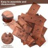 Wooden Display Step Stool 3 Tier Ladder Shelf, Portable, for Retail Countertops, Crafts Exhibition, Farmers Market, Trade Shows, Vendor Booths, Display Stand for Collectibles, Vendor Displays for Craft Shows, Wooden Display Stand