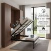 Murphy Bed Spring Mechanism 2055 X 1175 X 2080 Mm, Murphy Bed Kit, Twin Deluxe, Kit Mechanical Hardware for Wall Beds, Pneumatic Lever Bed Support, Folding Cabinet Wall Bed