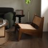 product-open-7572bfb7fc1242c29c274614ed421a6f-goods Modern Mid-Century Accent Chair, Rattan Lounge Chair for Living Room, Boho Side Corner Comfy Chair for Bedroom And Balcony, Walnut