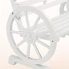product-open-759e4e3a49e54f50b513769d0f5b236b-goods 41.5in Fir White Carbonized with Wooden Wheels Wooden Bench
