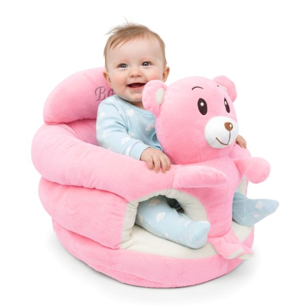 product-open-76653ffe427145e186cfb2ef1d116294-goods Plush Elephant Baby Support Seat - Ultra-Soft Cushioned Infant Lounger with Grey & White Elephant Design, Tummy Time Bed for & Toddlers, Non-Toxic Soft Fabric, Ideal Gift for Christmas, Birthdays, (No Assembly Required
