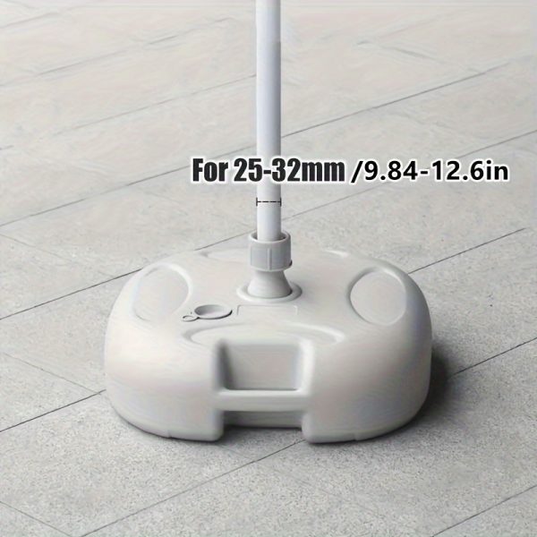 [Heavy Duty Umbrella Base] Outdoor Umbrella Base Outdoor Patio Essential Accessory Heavy Duty Water Fillable Stable Durable Anti Tilt Easy Set Up Universal Fit Weighted Parasol Stand for Daily Patio Poolside Backyard Balcony Garden Outdoor Gathering Use for Homeowners Cafe Ope