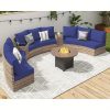product-open-77c7d42ae9fc428e862665730fdadaa4-goods Patio Furniture Set 3-Seater/9-Seater Half Moon Sectional Outdoor Sofa with Cushions And Wedge Table for Patio Pool Balcony