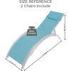 product-open-7af4550736dc4c079b13fe93d84cd627-goods Lounger: Aluminum Alloy Sun Lounger 2pcs Set